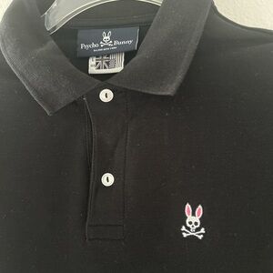 Psycho Bunny Classic Black Polo